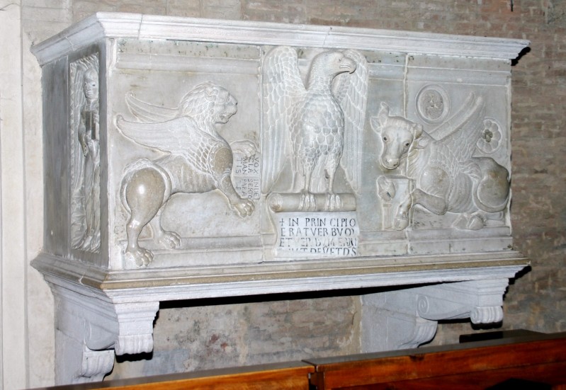 Nicolò sec. XII, Pergamo in marmo scolpito