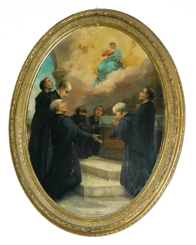 Forti F. (1901), Tela con la Madonna e sette santi fondatori dei servi di Maria