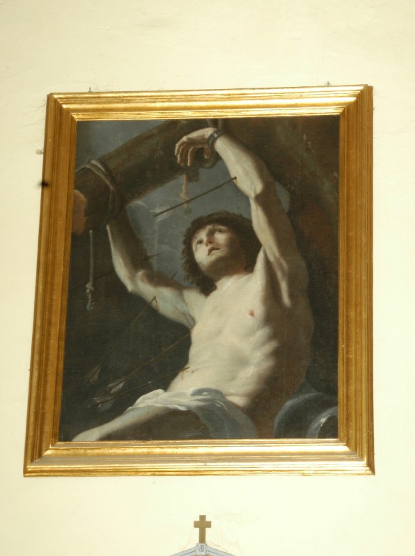 Ambito campano sec. XVII, Dipinto con San Sebastiano