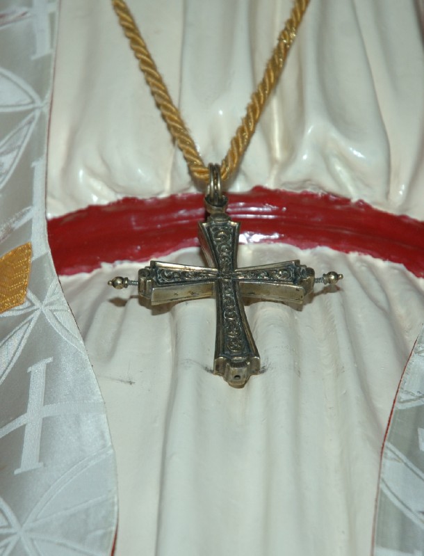 Argentiere napoletano sec. XIX, Croce pettorale di Sant'Erasmo