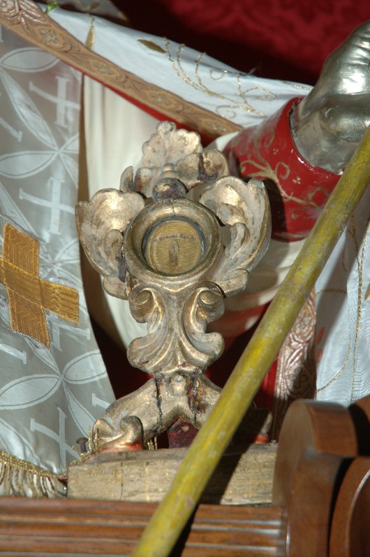 Artigianato campano sec. XVIII, Reliquiario di Sant'Erasmo