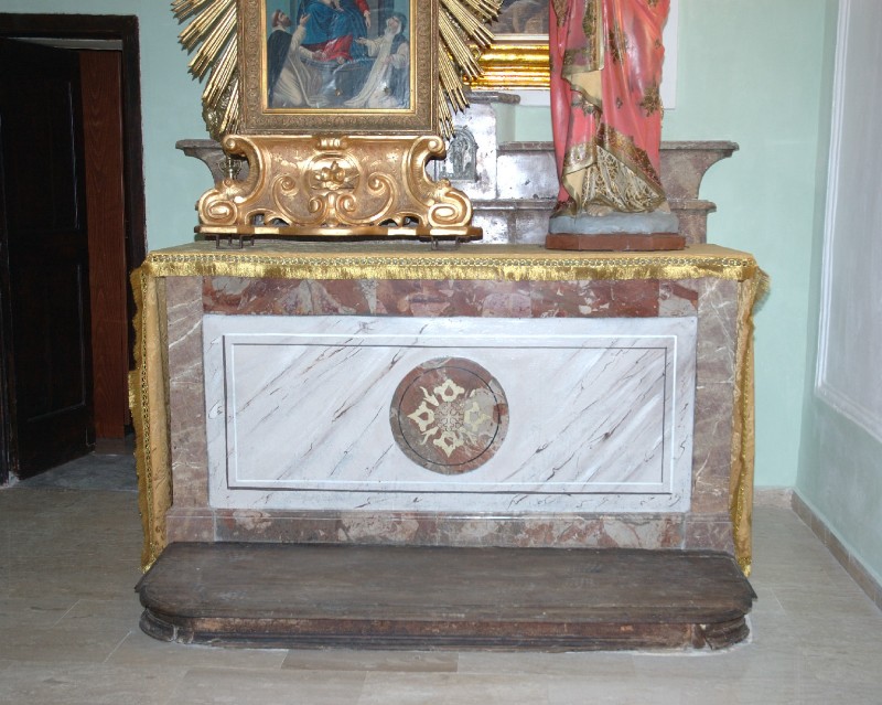 Ambito campano sec. XVIII, Altare di Sant'Erasmo