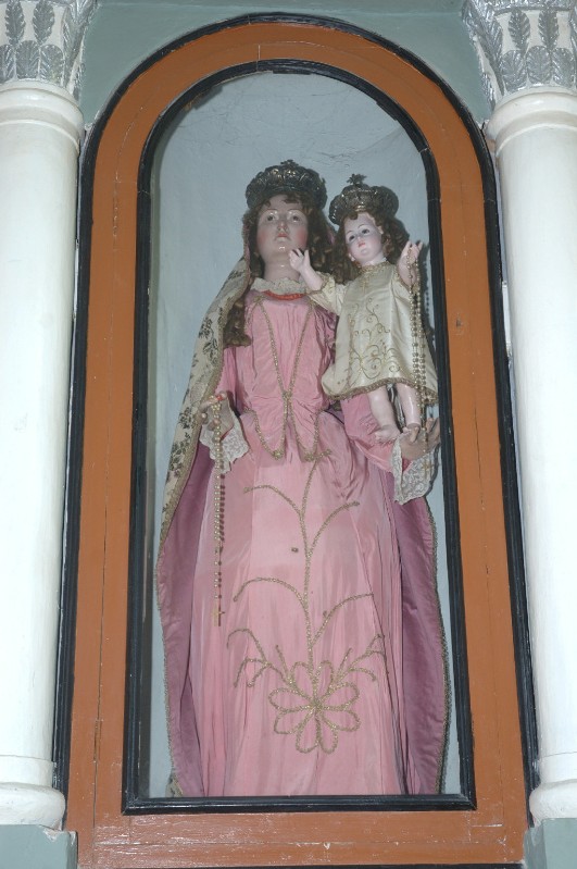 Artigianato campano sec. XX, Statua Madonna del rosario