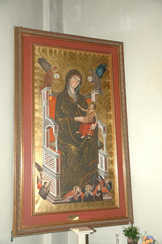 Ambito campano sec. XX, Dipinto con la Madonna di Montevergine