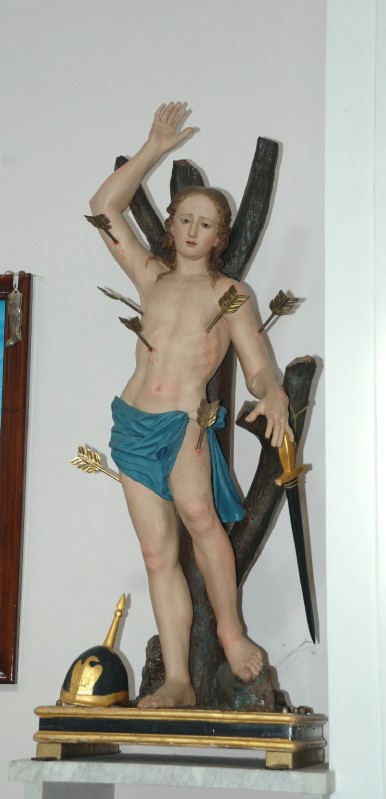 Artigianato campano sec. XVIII, Statua di San Sebastiano