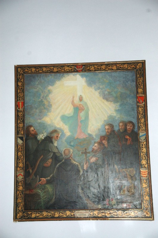 Artigianato campano sec. XX, Cornice del dipinto con i sette santi fondatori