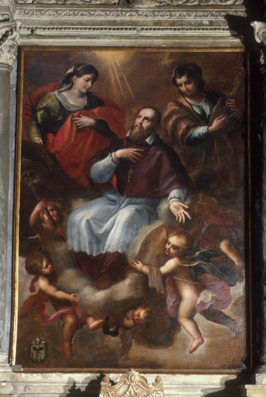 Bianchi F. sec. XVII, San Francesco di Sales portato in gloria