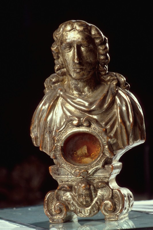 Bott. piemontese sec. XVIII, Reliquiario a busto di San Fausto