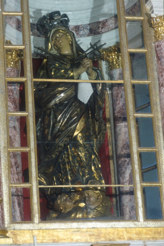 Ambito piemontese (1848), Statua processionale della Madonna dei sette dolori