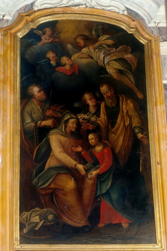 Ambito piemontese sec. XVII, Madonna con santi e Santa Petronilla