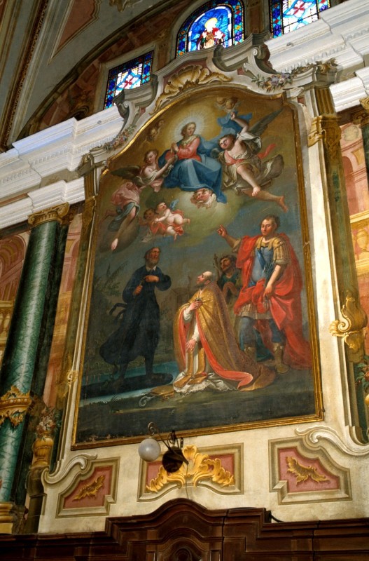 Gorzio C. sec. XVIII, Madonna assunta e santi