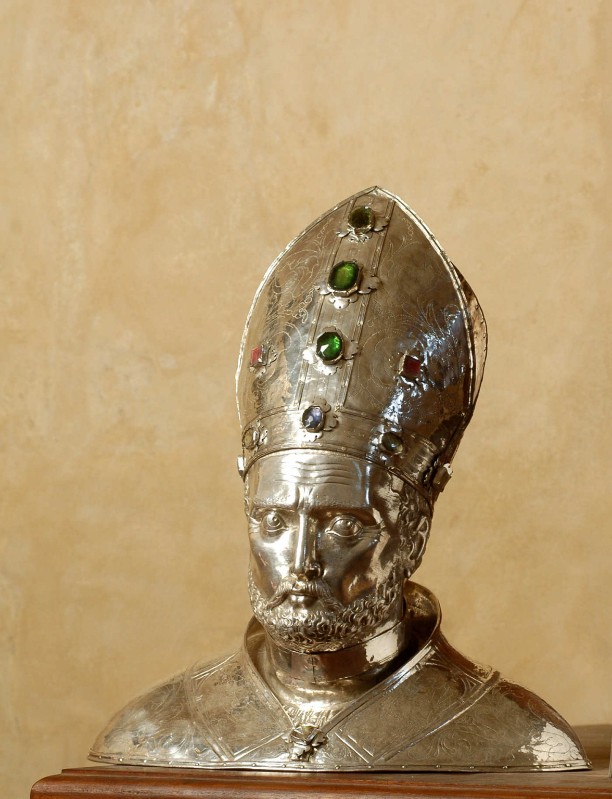 Bott. lombarda (1446), Reliquario a busto di Sant'Evasio