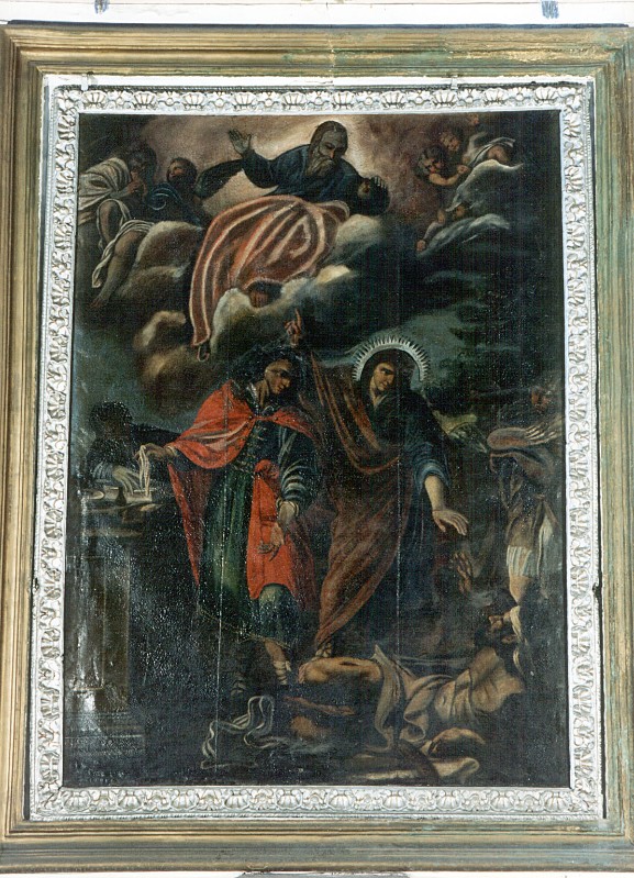 Bottega siciliana (1688), Dipinto dei SS. Cosma e Damiano