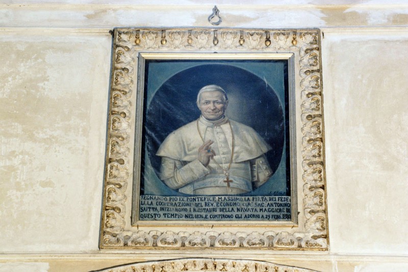 Attinà A. (1880), Ritratto del Papa Pio IX