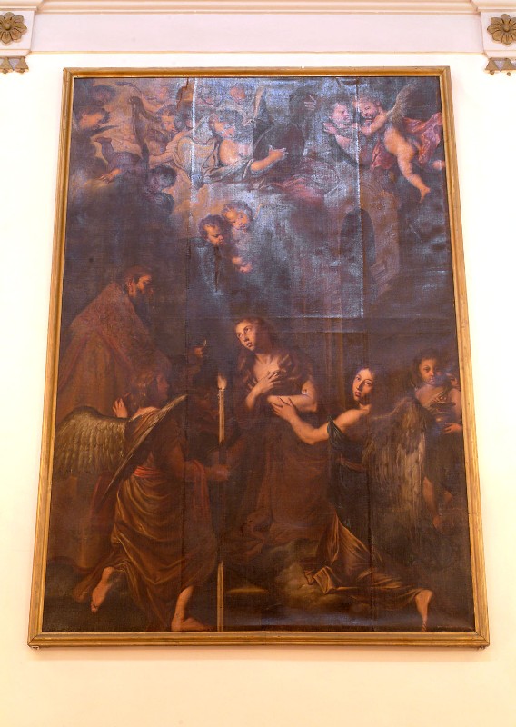 Bottega siciliana sec. XVIII, Dipinto della Comunione di S. Maria Egiziaca