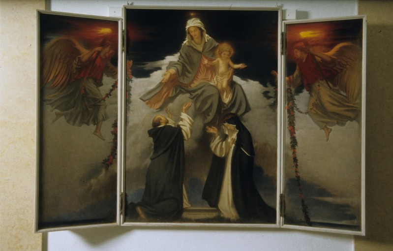 Caffaro Rore M. (1963), Polittico della Madonna del Rosario