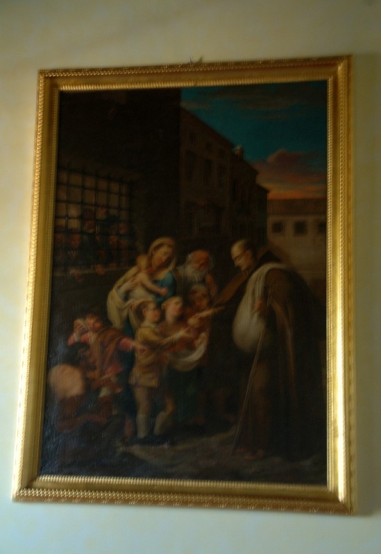 Ambito laziale sec. XIX, Dipinto con San Felice da Cantalice