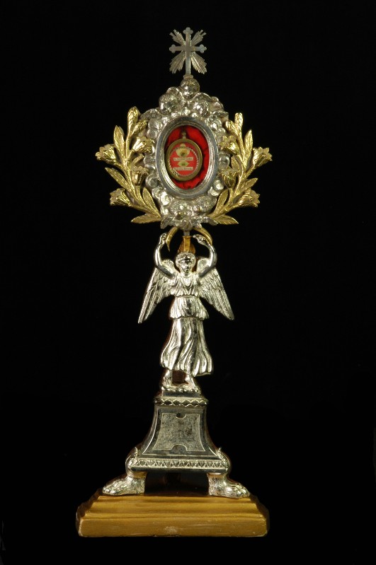 Bottega laziale sec. XVIII, Reliquiario di San Luigi e San Giovanni Berchmans
