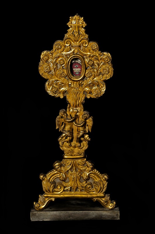 Bottega laziale sec. XIX, Reliquiario di San Gaetano da Thiene e Santa Filomena