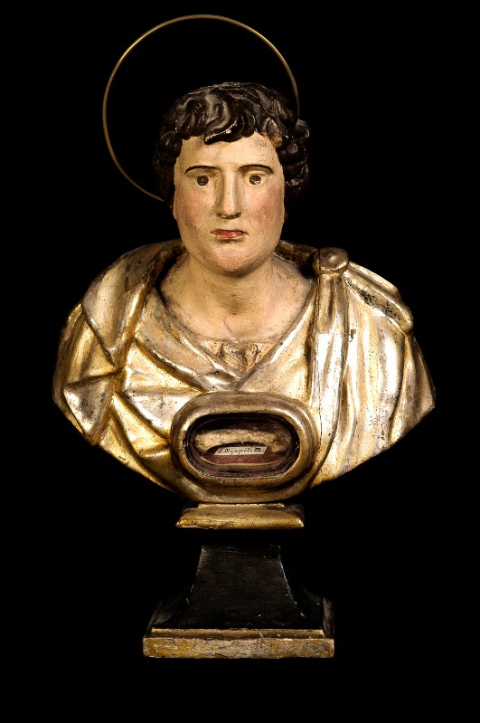 Bottega laziale sec. XIX, Busto reliquiario di Sant'Agapito