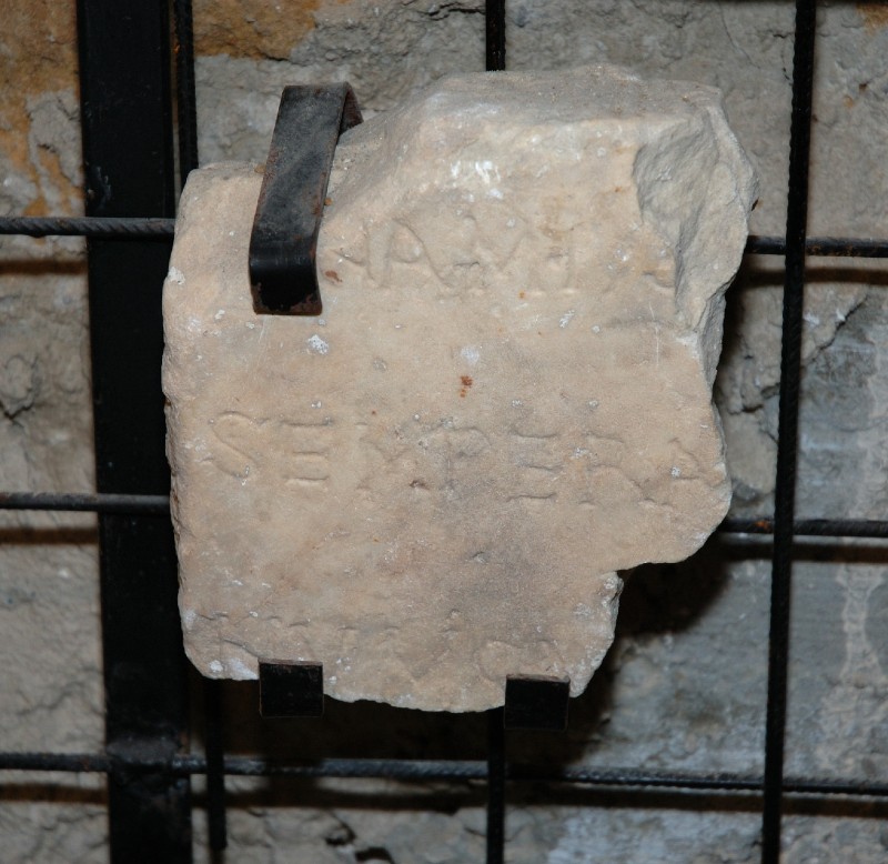 Ambito dell'Italia meridionale sec. VIII - IX, Epigrafe