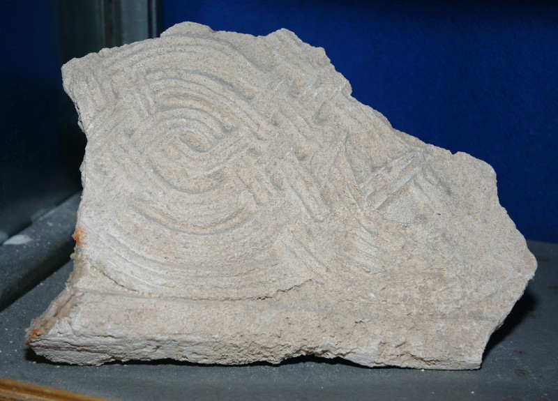 Stuccatore dell'Italia meridionale sec. VIII - IX, Frammento di stucco