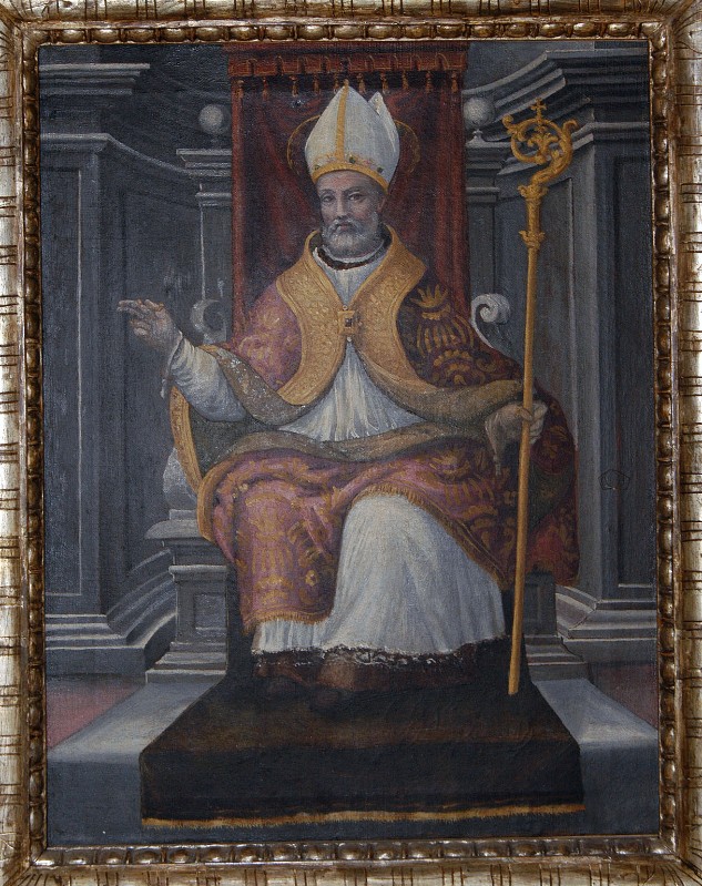 Baldassini Giovanni Maria (1585 ca.), Sant'Ubaldo vescovo in cattedra