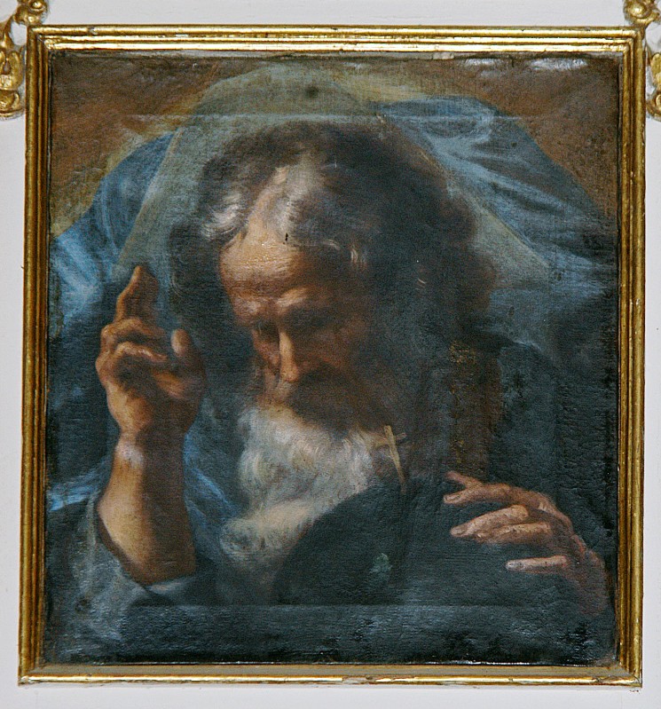 Scuola di Guido Reni sec. XVII, Dio Padre benedicente