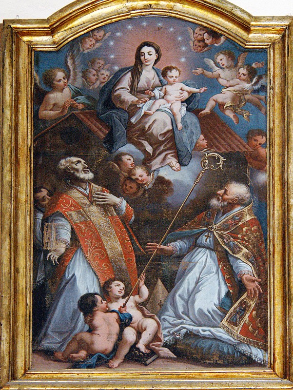 Alaboynà Giovanni (1749), Madonna di Loreto tra i santi Ubaldo e Andrea Avellino
