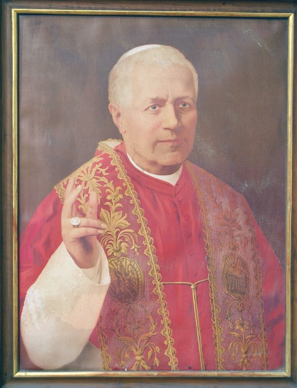 Ambito italiano sec. XX, Ritratto di Papa Pio X