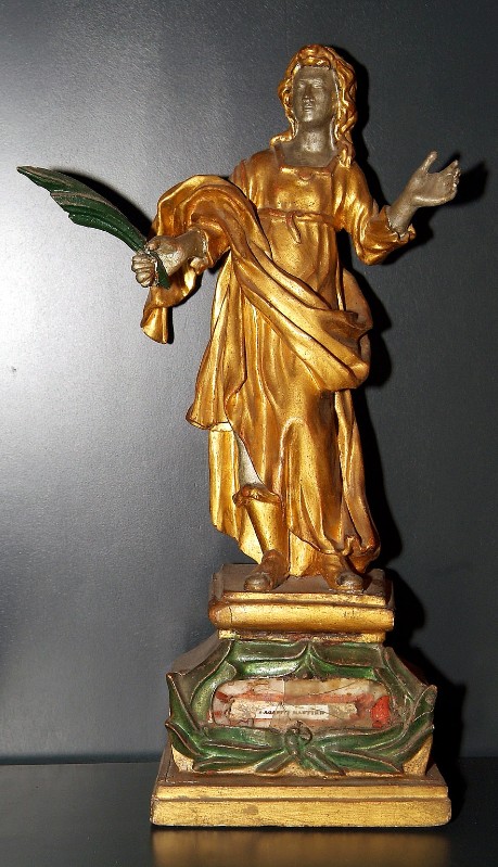 Ambito eugubino sec. XVIII, Reliquiario di Sant'Agapito martire