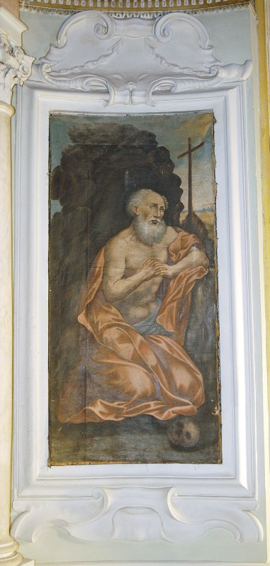 Maestranze ticinesi sec. XVII, Mostra del dipinto con San Girolamo penitente