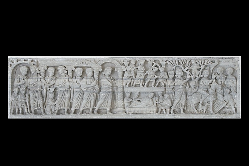 Bottega campana sec. IV-V, Fronte di sarcofago
