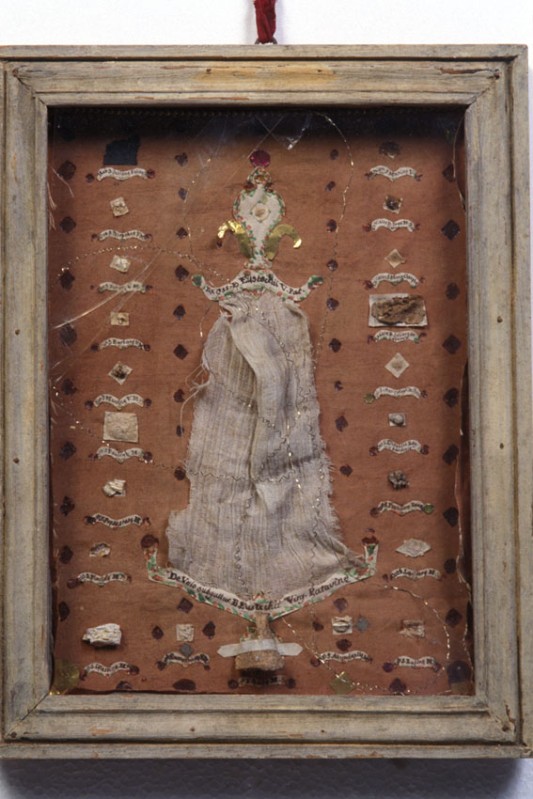 Bottega padovana sec. XIX, Reliquiario a teca di S. Eustachio