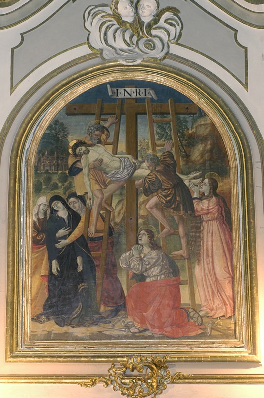 Ambito abruzzese sec. XV, Cristo deposto dalla croce