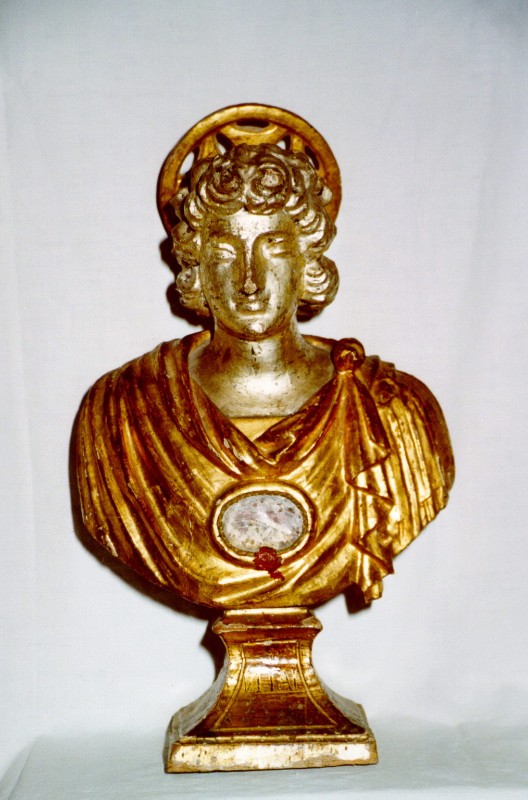 Bott. italiana sec. XVII, Reliquiario a busto di San Vitale