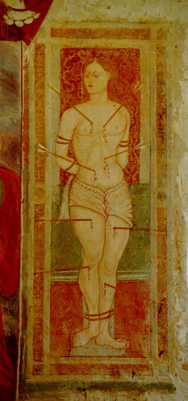 Ambito marchigiano sec. XV, Martirio di San Sebastiano