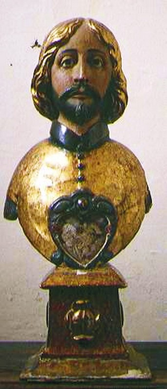 Bott. marchigiana sec. XVII, Reliquiario a busto di San Teodoro