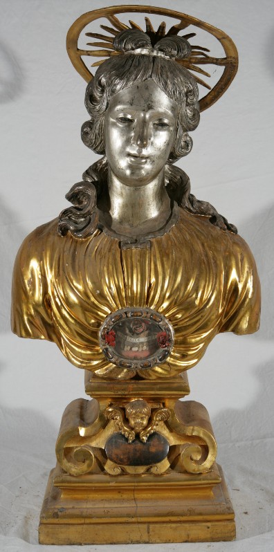 Bott. marchigiana sec. XVII, Reliquiario a busto di Santa Anastasia
