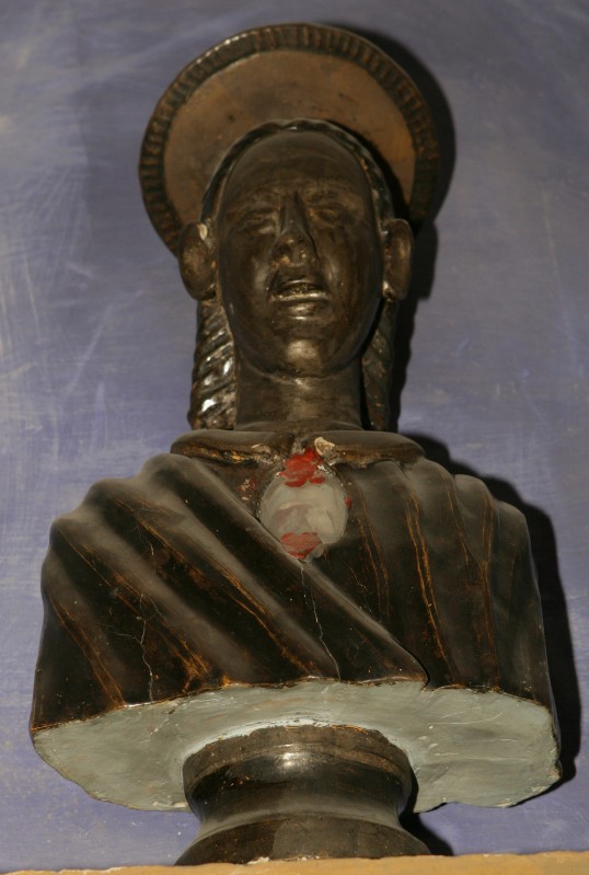 Bott. marchigiana sec. XVIII, Reliquiario a busto di Santa Sabina martire