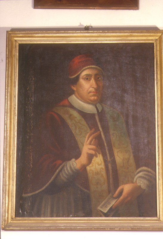 Bottega meridionale sec. XIX, Papa Bonifacio IX
