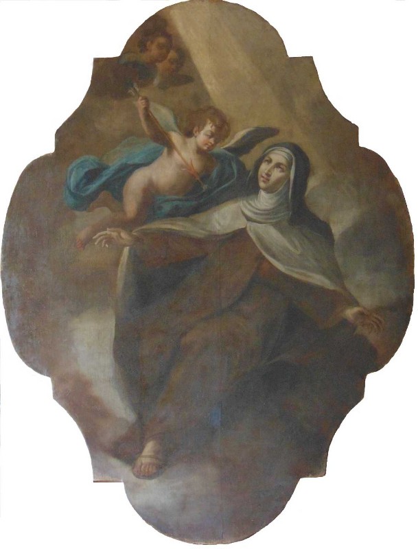 Carella D.A. sec. XVIII, Santa Teresa d'Avila ha la visione dell'angelo