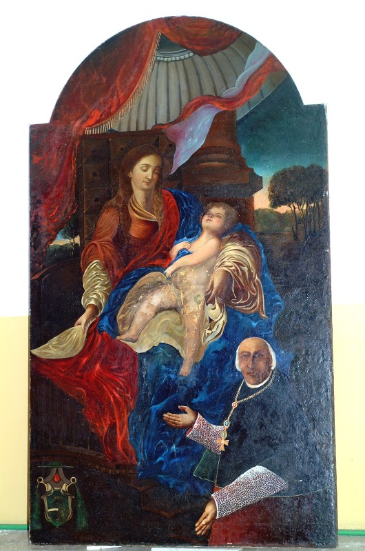 Bottega salentina sec. XVIII, Madonna delle grazie e San Nicola Tolentino