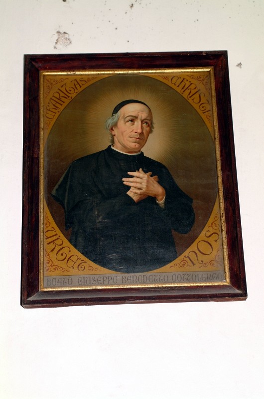 Bottega italiana sec. XX, Cornice del quadro del Beato Giuseppe B. Cottolengo