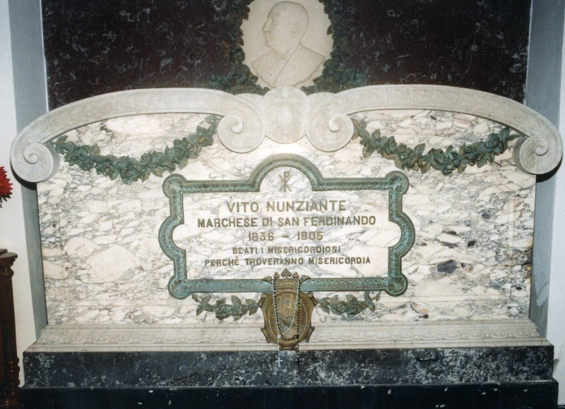 Balestrieri V. (1905), Monumento funebre del marchese Vito Ninziante