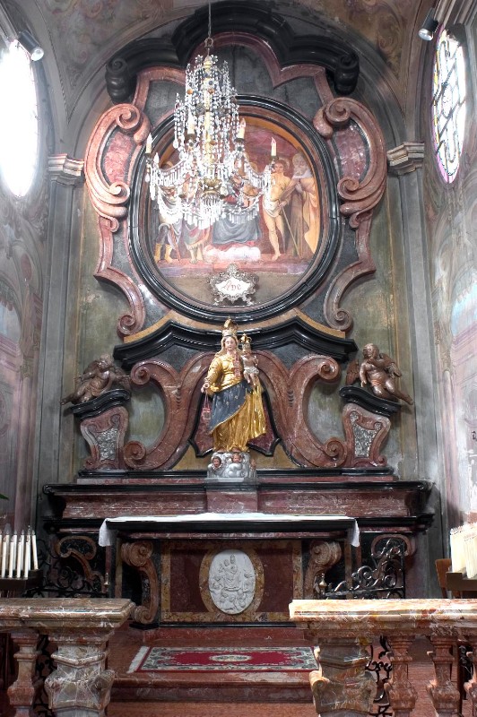 Ambito pavese sec. XVIII, Altare della Madonna