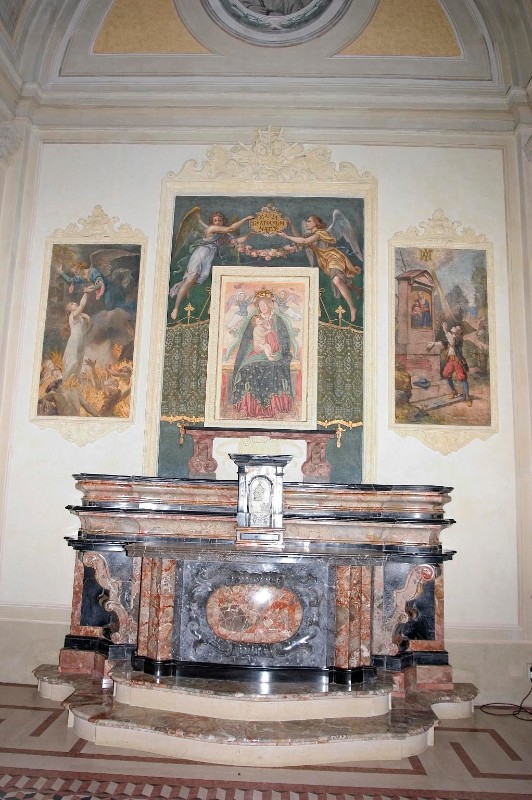 Ambito pavese sec. XVIII, Altare della Madonna del Suffragio
