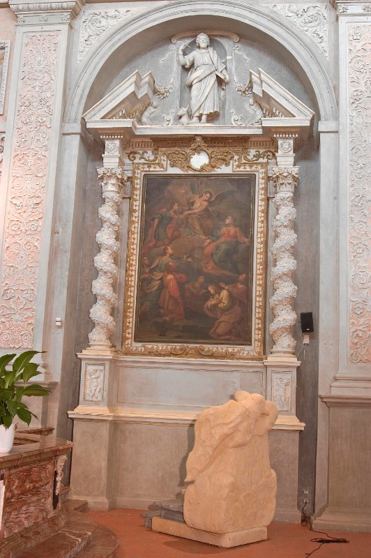 Ambito pavese sec. XVII, Altare di San Luca