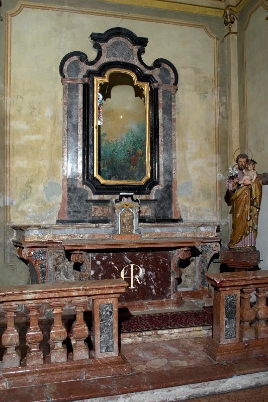 Ambito pavese sec. XVIII, Altare della Madonna