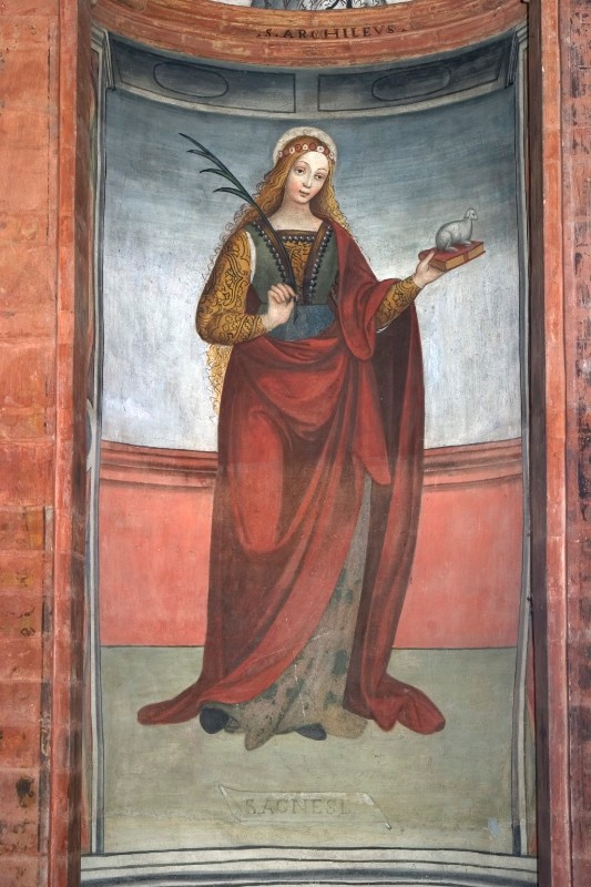 Lanzani B.-Maestro delle storie di Sant'Agnese sec. XVI, Sant'Agnese